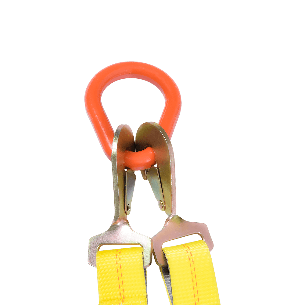 Ratcheting J-Hook Fixační V-Strap Design RTJ Vícebodový hák pro použití odtahového vozu