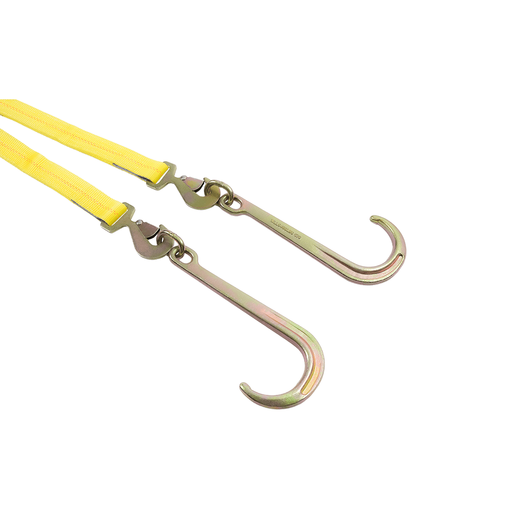 Ratcheting J-Hook Fixační V-Strap Design RTJ Vícebodový hák pro použití odtahového vozu