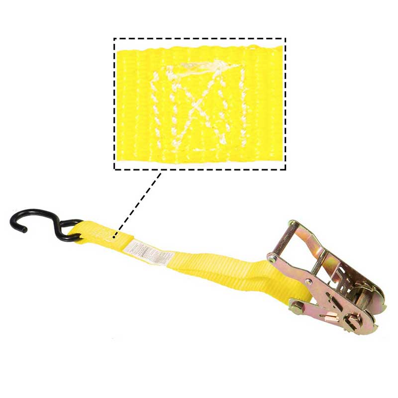 Tovární přizpůsobení 1'' X 15' poutací pás pro nákladní vozidla s S-hákem
