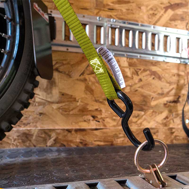 Tovární přizpůsobení 1'' X 15' poutací pás pro nákladní vozidla s S-hákem