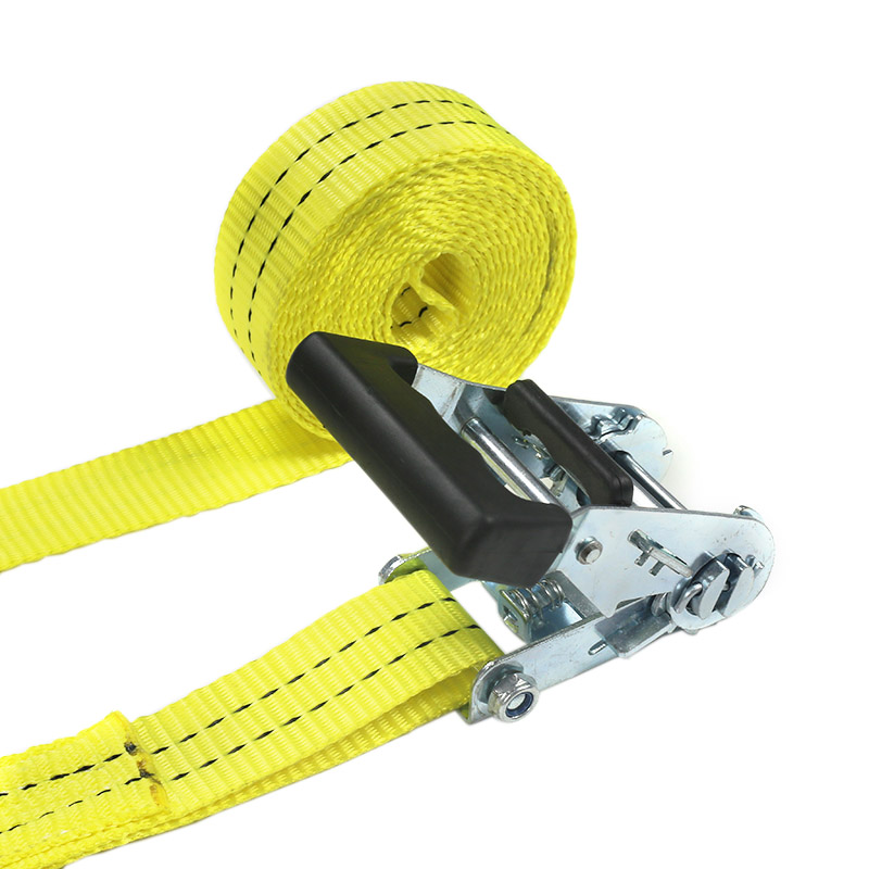 35mm 2t pogumované ráčnové popruhy s rukojetí pro přepravu nákladu
