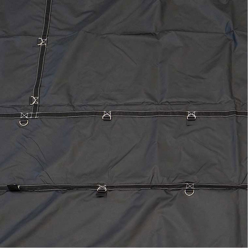 Black Heavy-Duty Coil Tarp