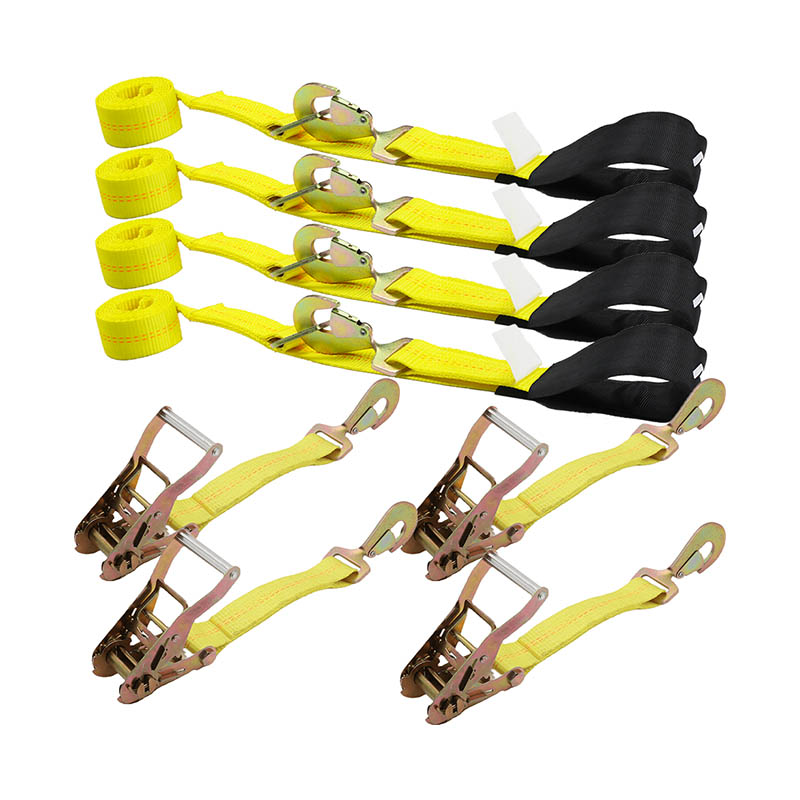 Tažné pásy na nápravu auta Ratchet Tie Downs