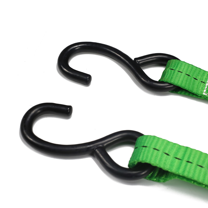1INCH Doubie J hák Ratchet Straps