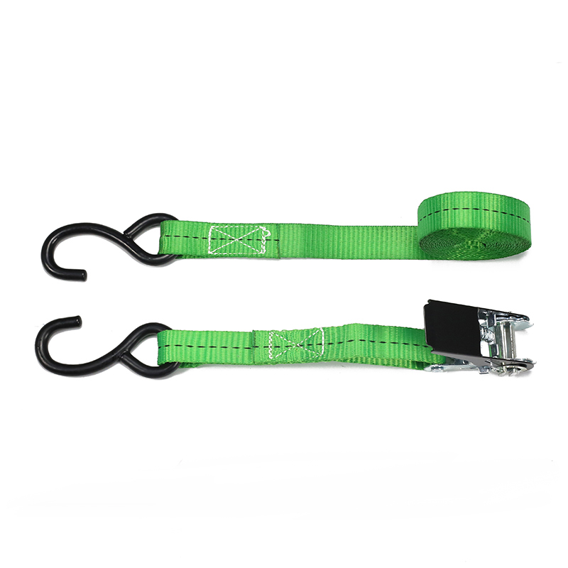 1INCH Doubie J hák Ratchet Straps