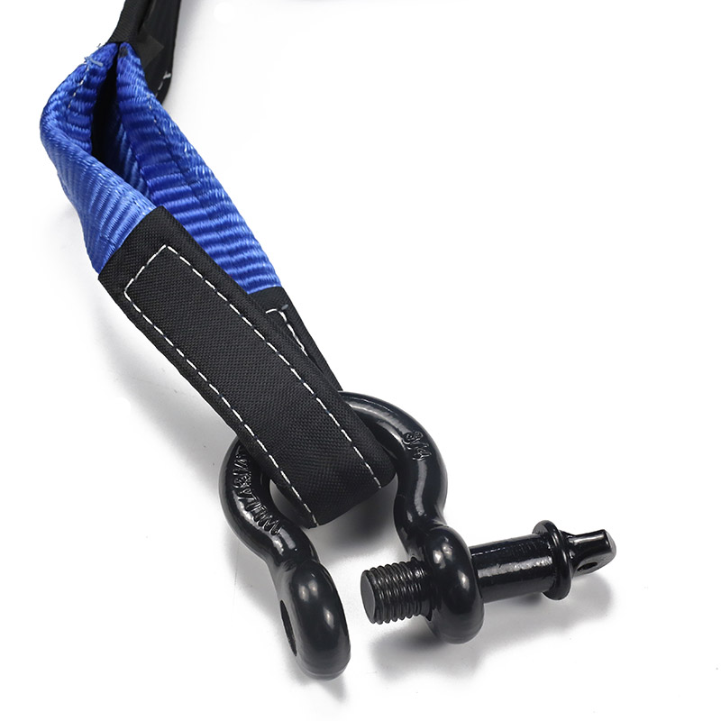 Tažné popruhy D Shackle Blue